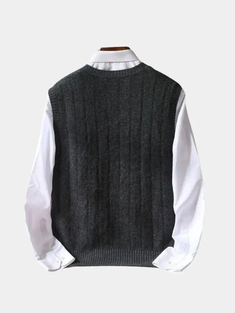 Men’s Knit Sweater – Merino Wool Pullover Casual Everyday Knitwear SPECTER
