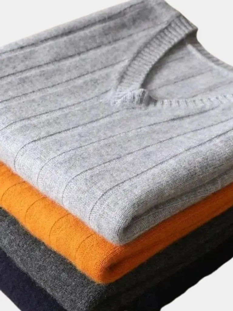 Men’s Knit Sweater – Merino Wool Pullover Casual Everyday Knitwear SPECTER