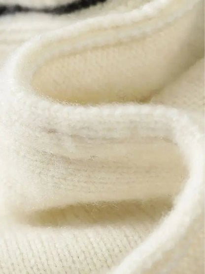 Men’s Knit Sweater – Wool Fair Isle Casual Everyday Knitwear SPECTER