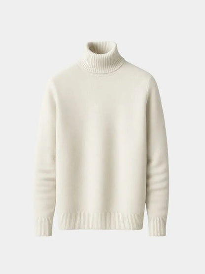 Men’s Sweater – Aurelius Wool Turtleneck Modern Everyday Design SPECTER