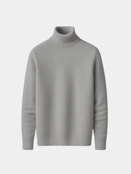 Men’s Sweater – Aurelius Wool Turtleneck Modern Everyday Design SPECTER