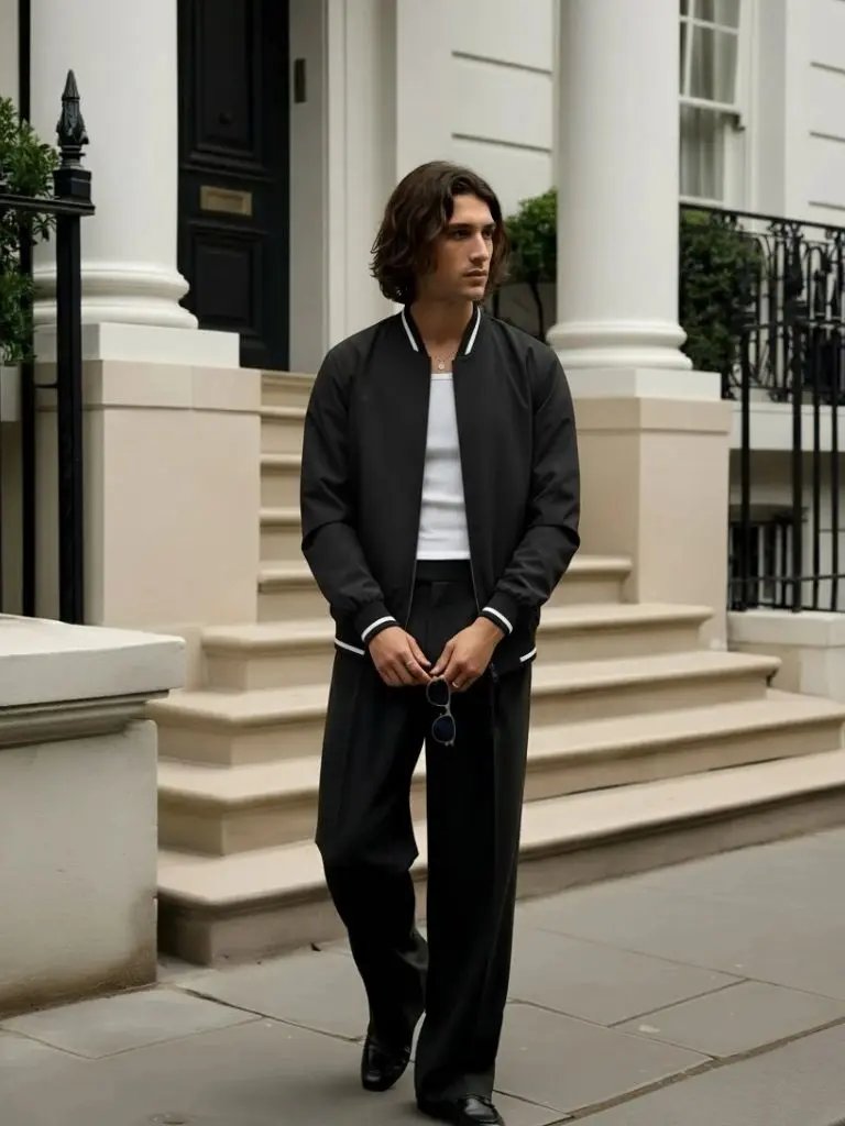 Men’s Bomber Jacket – Baseball Modern Streetwear Fit SPECTER