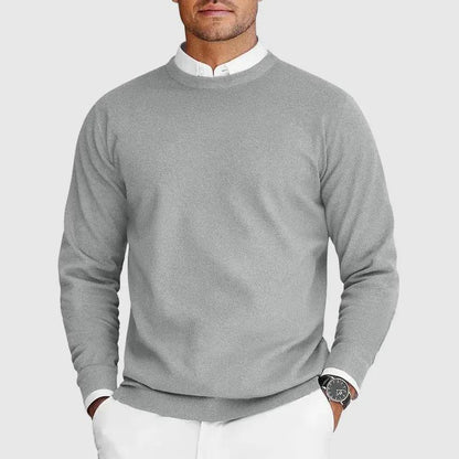 Men’s Tailored Crewneck Sweater – Signature Knit Design SPECTER LONDON