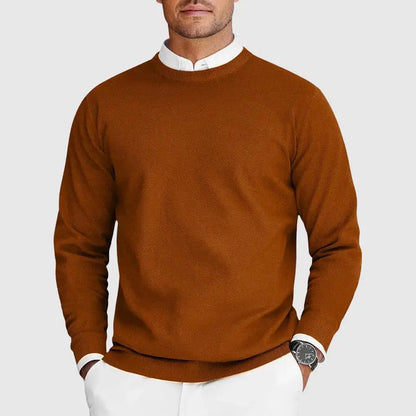 Men’s Tailored Crewneck Sweater – Signature Knit Design SPECTER LONDON