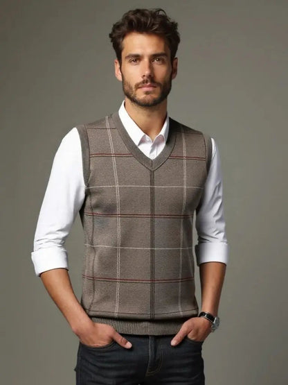 Men’s Jacket – Academic Checkered Kinit Modern Everyday Design SPECTER