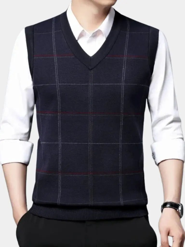 Men’s Jacket – Academic Checkered Kinit Modern Everyday Design SPECTER