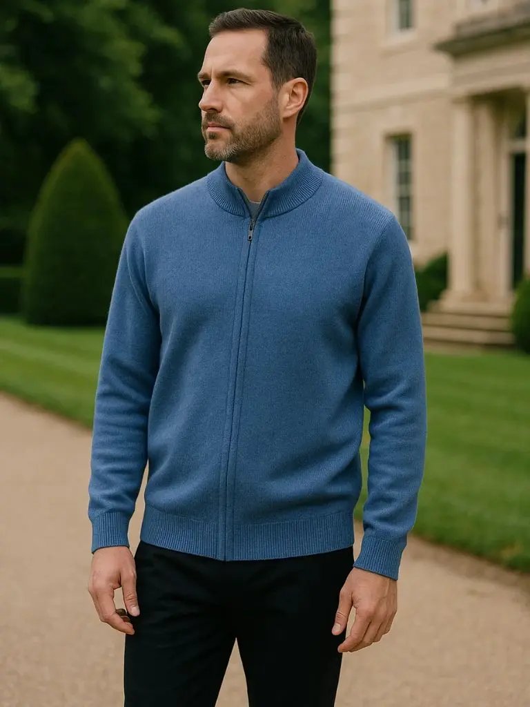 Men’s Cashmere Sweater – Soft Luxury Knit SPECTER