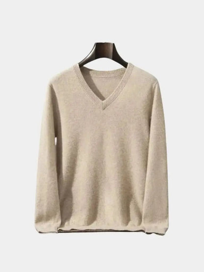 Men’s Cashmere Sweater – Neck Knitwear Soft Luxury Knit SPECTER