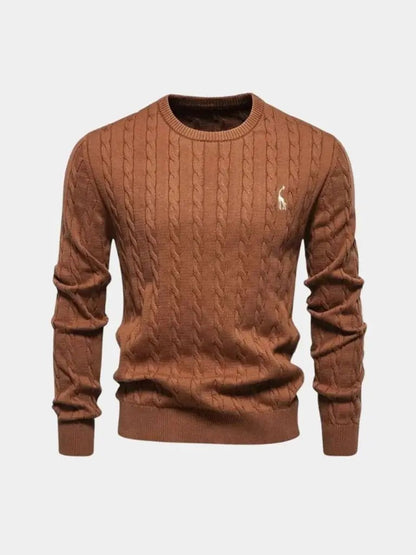 Men’s Knit Sweater – Cotton Crew Neck Casual Everyday Knitwear SPECTER