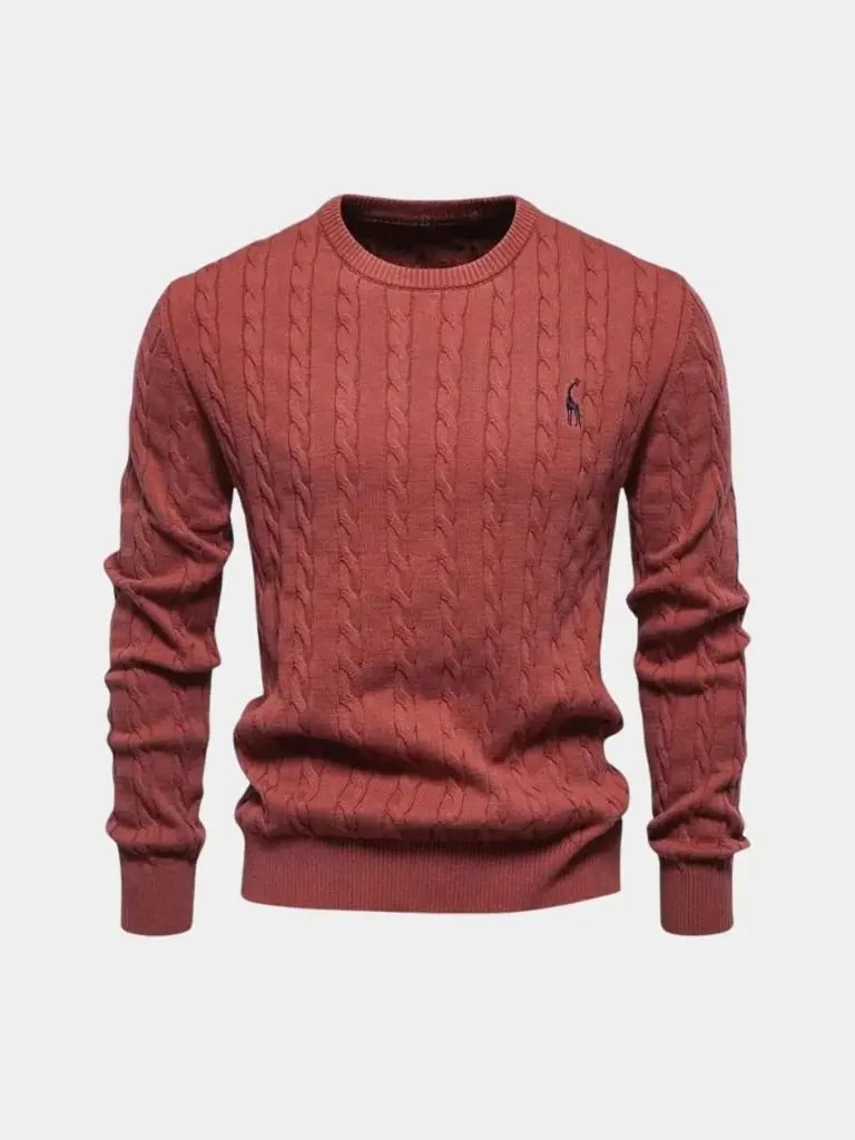 Men’s Knit Sweater – Cotton Crew Neck Casual Everyday Knitwear SPECTER