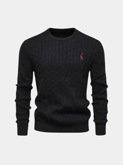 Men’s Knit Sweater – Cotton Crew Neck Casual Everyday Knitwear SPECTER