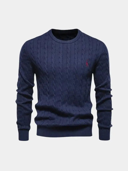 Men’s Knit Sweater – Cotton Crew Neck Casual Everyday Knitwear SPECTER