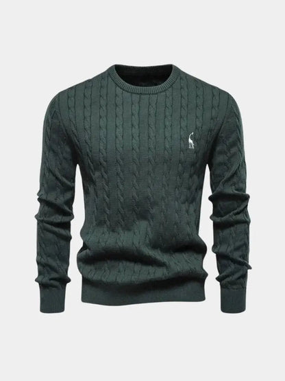 Men’s Knit Sweater – Cotton Crew Neck Casual Everyday Knitwear SPECTER