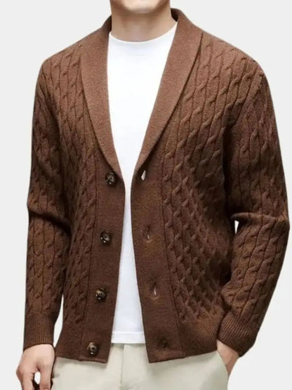 Men’s Cardigan Sweater – Cozy Casual Everyday Knitwear SPECTER