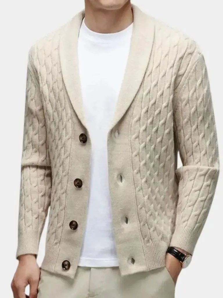 Men’s Cardigan Sweater – Cozy Casual Everyday Knitwear SPECTER