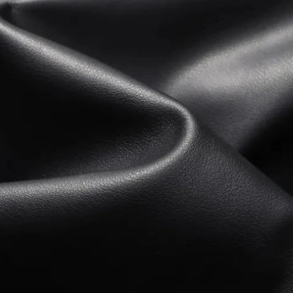 Men’s Polo Leather Coat – Classic Straight-Hem Design SPECTER LONDON