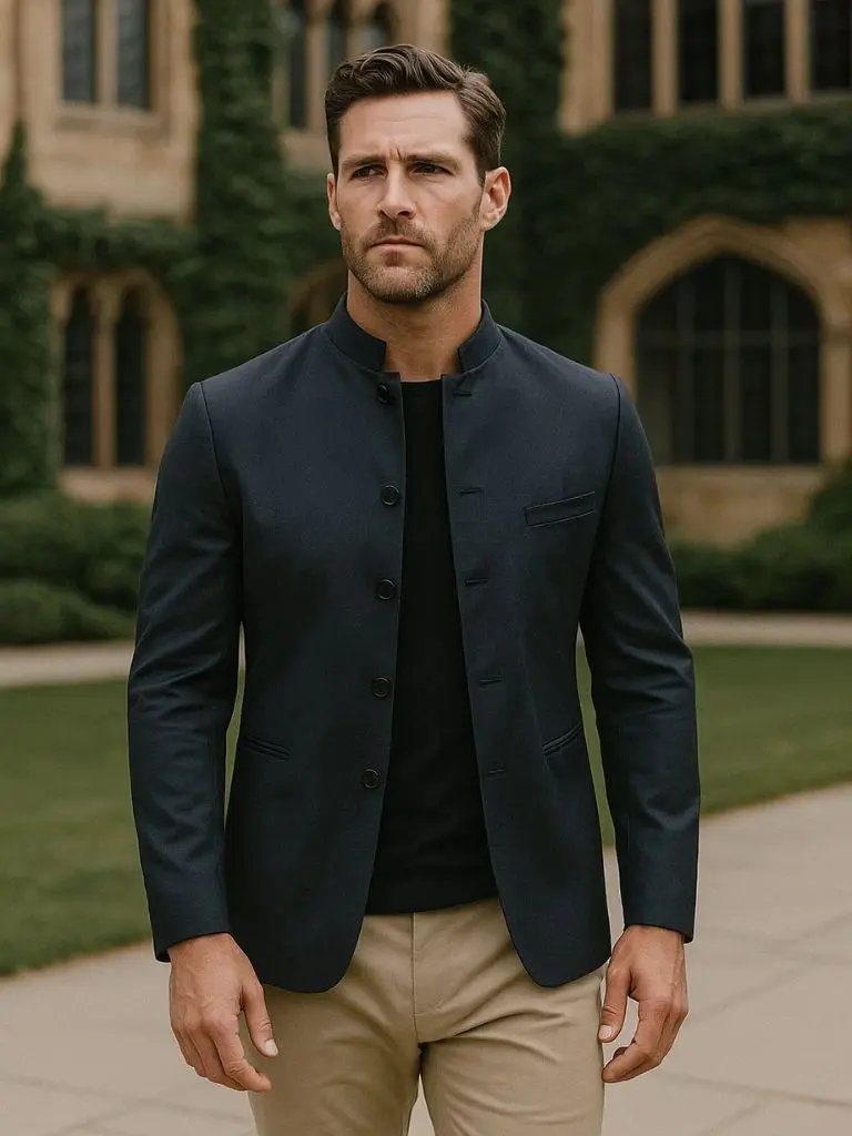 Men’s Jacket – Elegant Collar Modern Everyday Design SPECTER