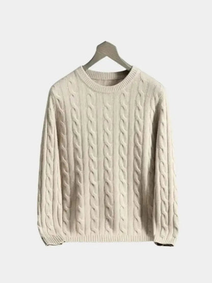 Men’s Cashmere Sweater – Essential Soft Luxury Knit SPECTER