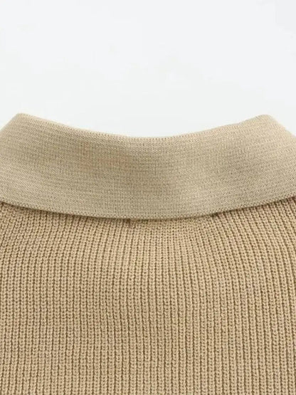 Men’s Knit Sweater – Essential Half Zip Casual Everyday Knitwear SPECTER