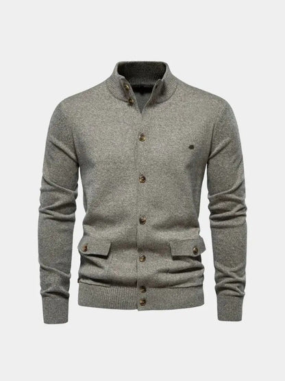 Men’s Cardigan Sweater – Essential Casual Everyday Knitwear SPECTER