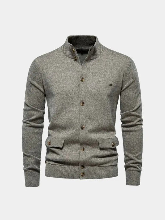Men’s Cardigan Sweater – Essential Casual Everyday Knitwear SPECTER