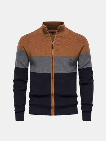 Men’s Knit Sweater – Essential Zipper Casual Everyday Knitwear SPECTER