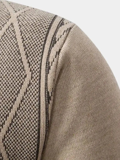 Men’s Knit Sweater – Essential Old Money Casual Everyday Knitwear SPECTER