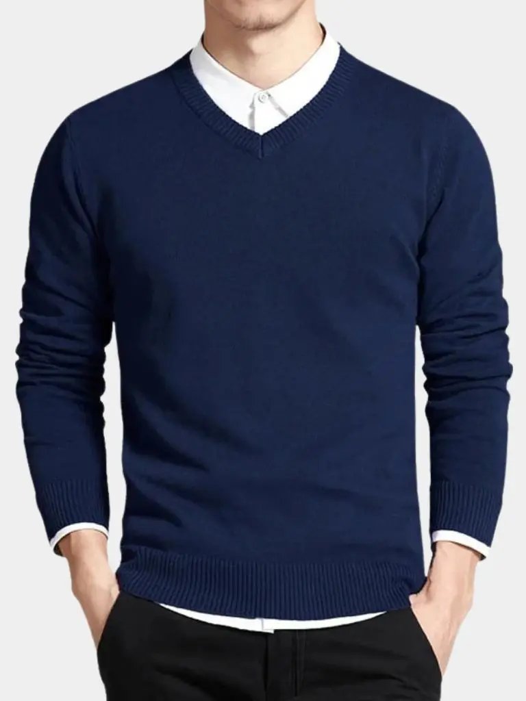 Men’s Knit Sweater – Essential Pullover Casual Everyday Knitwear SPECTER