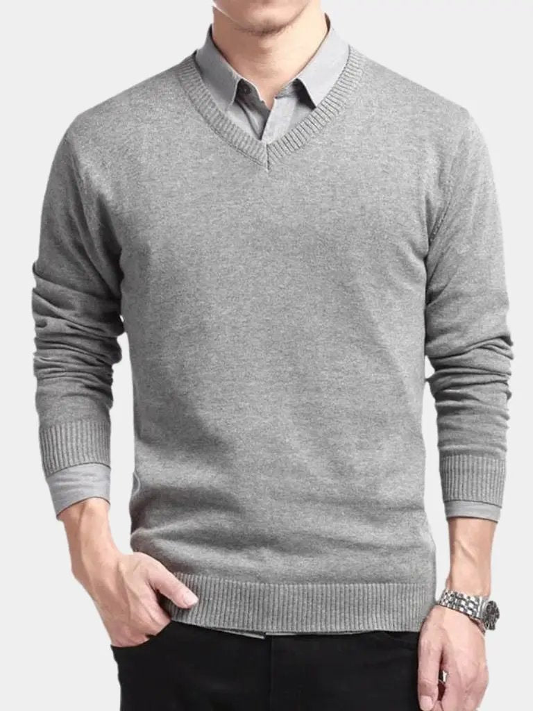 Men’s Knit Sweater – Essential Pullover Casual Everyday Knitwear SPECTER