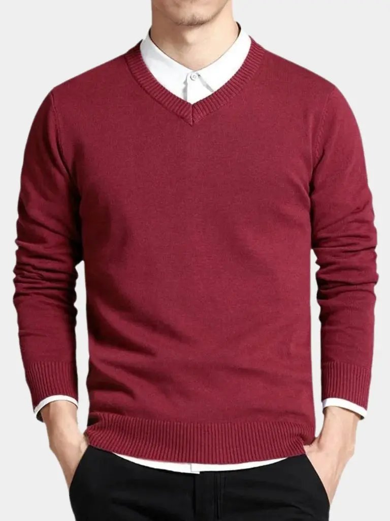 Men’s Knit Sweater – Essential Pullover Casual Everyday Knitwear SPECTER