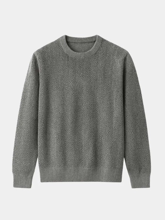 Men’s Knit Sweater – Essential Wool Casual Everyday Knitwear SPECTER