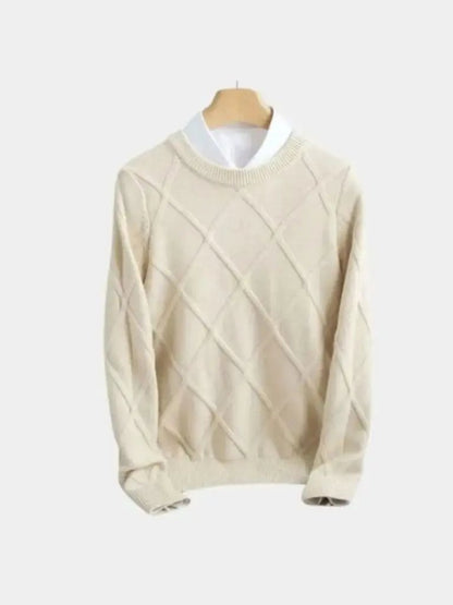Men’s Cashmere Sweater – Fran ois Blanchet Soft Luxury Knit SPECTER