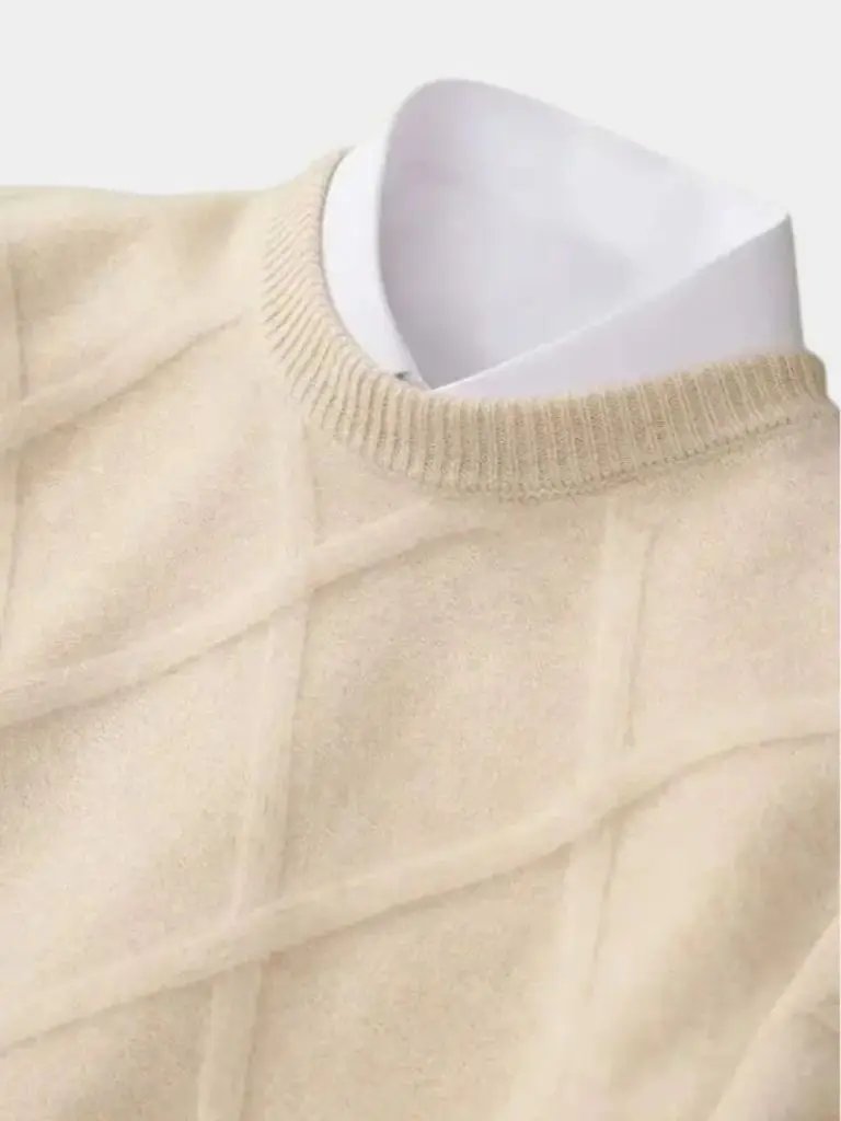 Men’s Cashmere Sweater – Fran ois Blanchet Soft Luxury Knit SPECTER