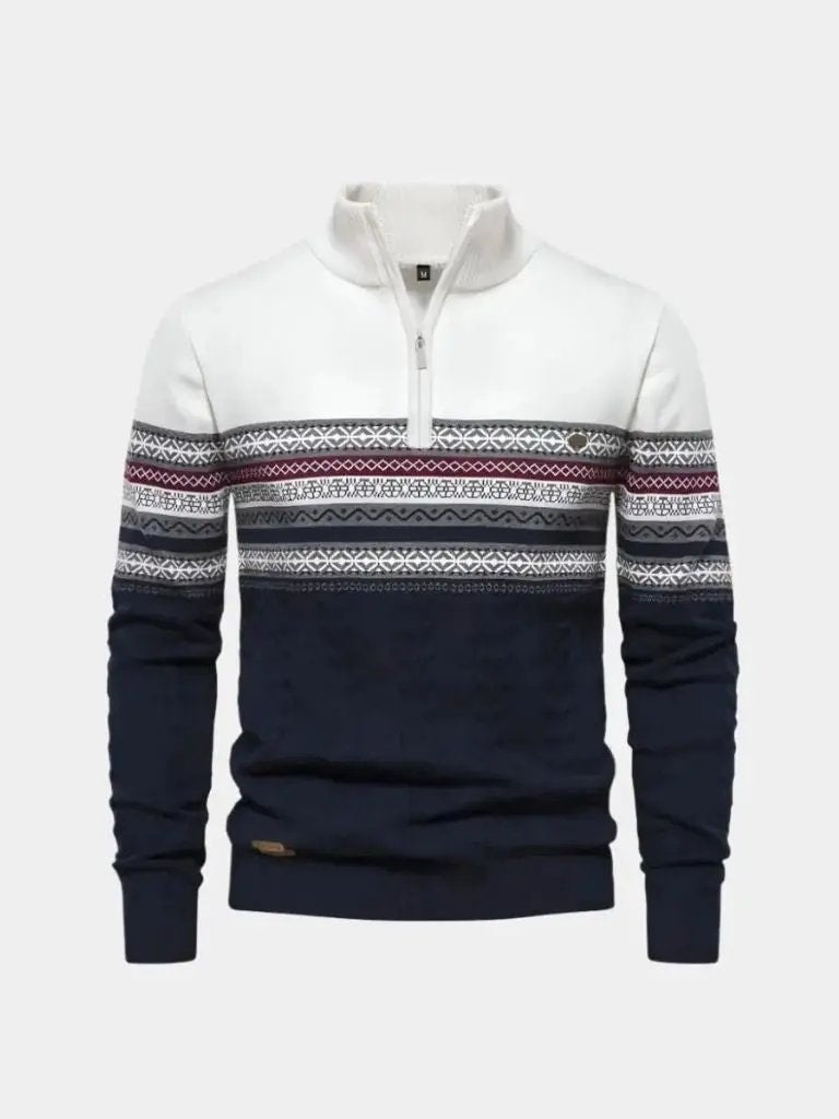 Men’s Knit Sweater – Half Zip Pullover Casual Everyday Knitwear SPECTER