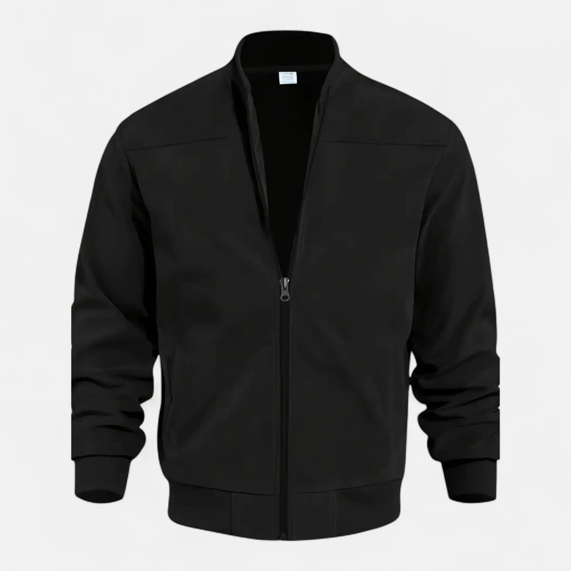 Men’s Bomber Jacket – Solenne Lightweight Vintage Modern Streetwear Fit SPECTER