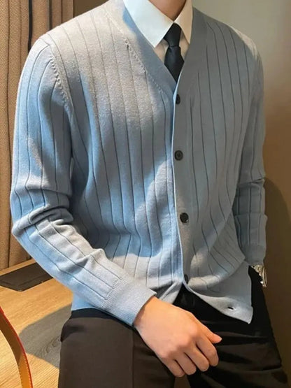 Men’s Cardigan Sweater – Casual Everyday Knitwear SPECTER