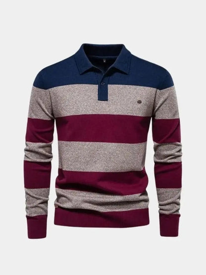 Men’s Knit Sweater – Color Half Zip Casual Everyday Knitwear SPECTER