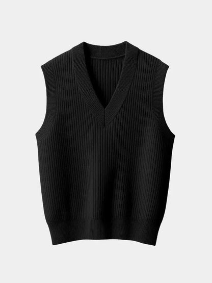 Men’s Knit Sweater – Vest Waistcoat Casual Everyday Knitwear SPECTER