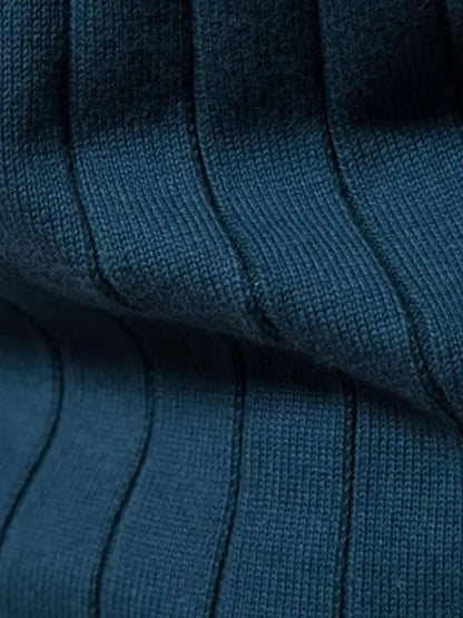 Men’s Cardigan Sweater – Zipper Jacquard Color Casual Everyday Knitwear SPECTER