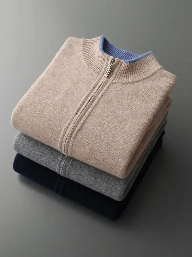 Men’s Cashmere Sweater – London Fog Soft Luxury Knit SPECTER