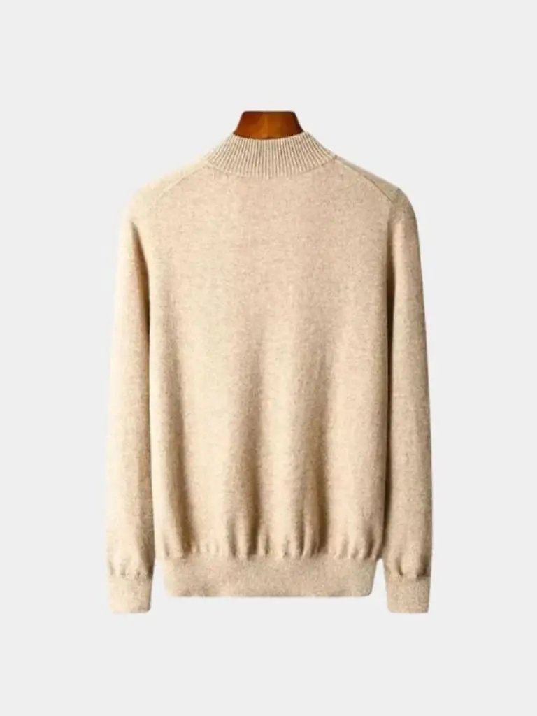 Men’s Knit Sweater – Merino Half Zip Casual Everyday Knitwear SPECTER