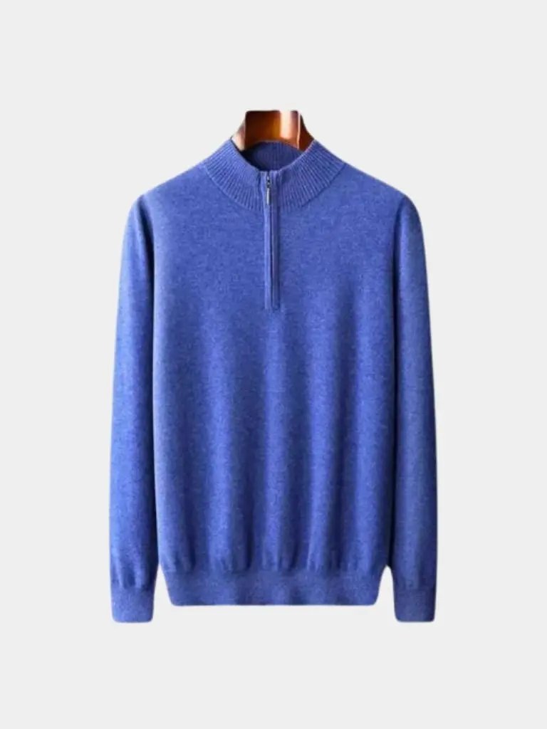 Men’s Knit Sweater – Merino Half Zip Casual Everyday Knitwear SPECTER