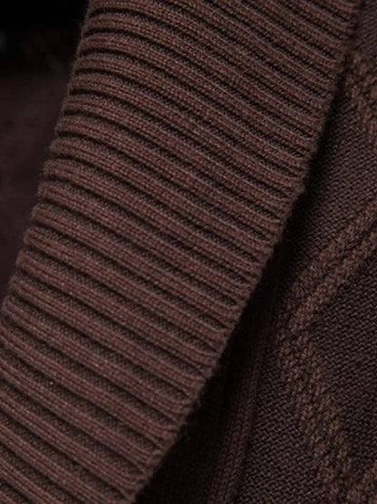 Men’s Cardigan Sweater – Minimalist Casual Everyday Knitwear SPECTER