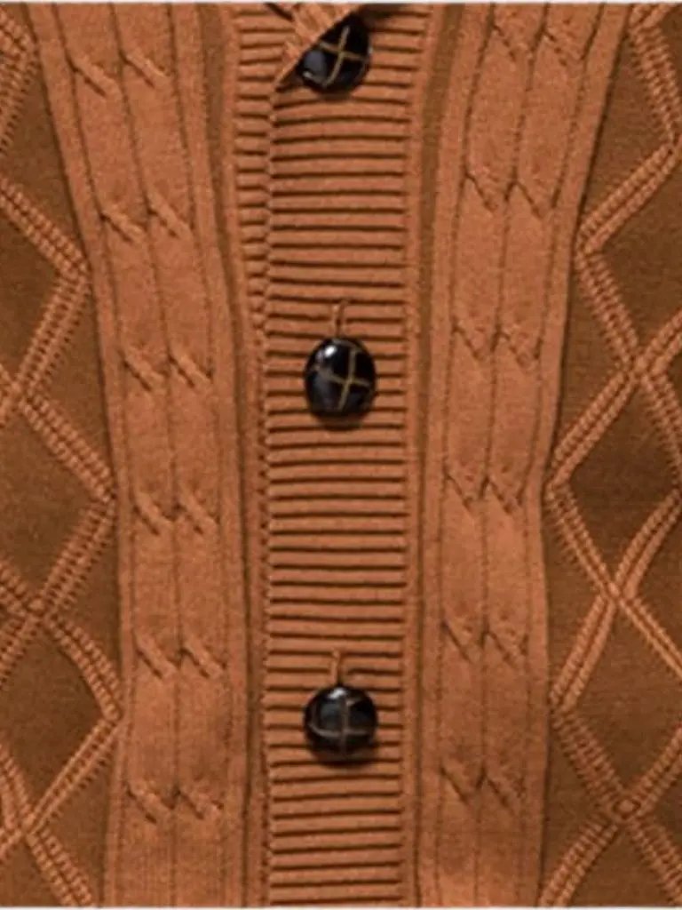 Men’s Cardigan Sweater – Minimalist Casual Everyday Knitwear SPECTER