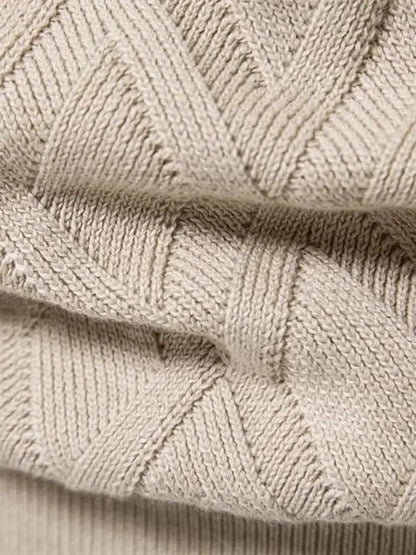 Men’s Knit Sweater – Minimalist Pullover Casual Everyday Knitwear SPECTER