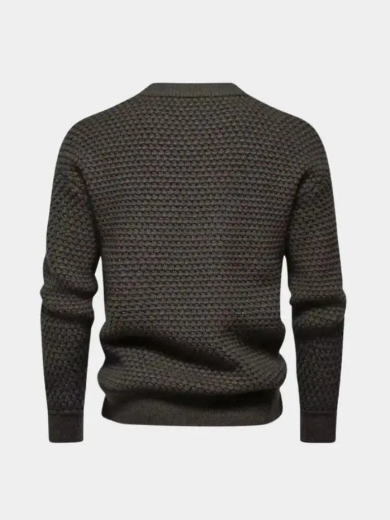Men’s Knit Sweater – Old Money Textured Casual Everyday Knitwear SPECTER