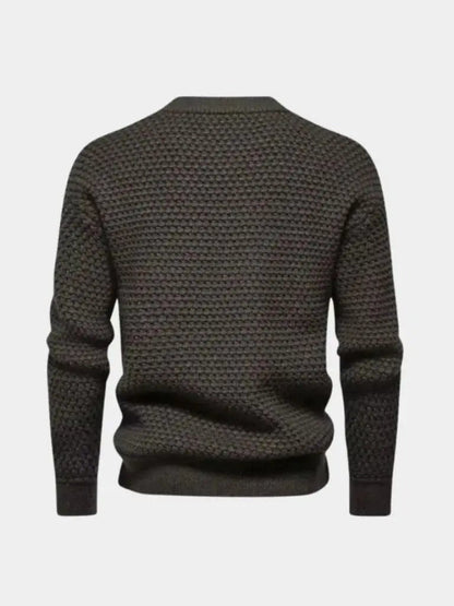 Men’s Knit Sweater – Old Money Textured Casual Everyday Knitwear SPECTER