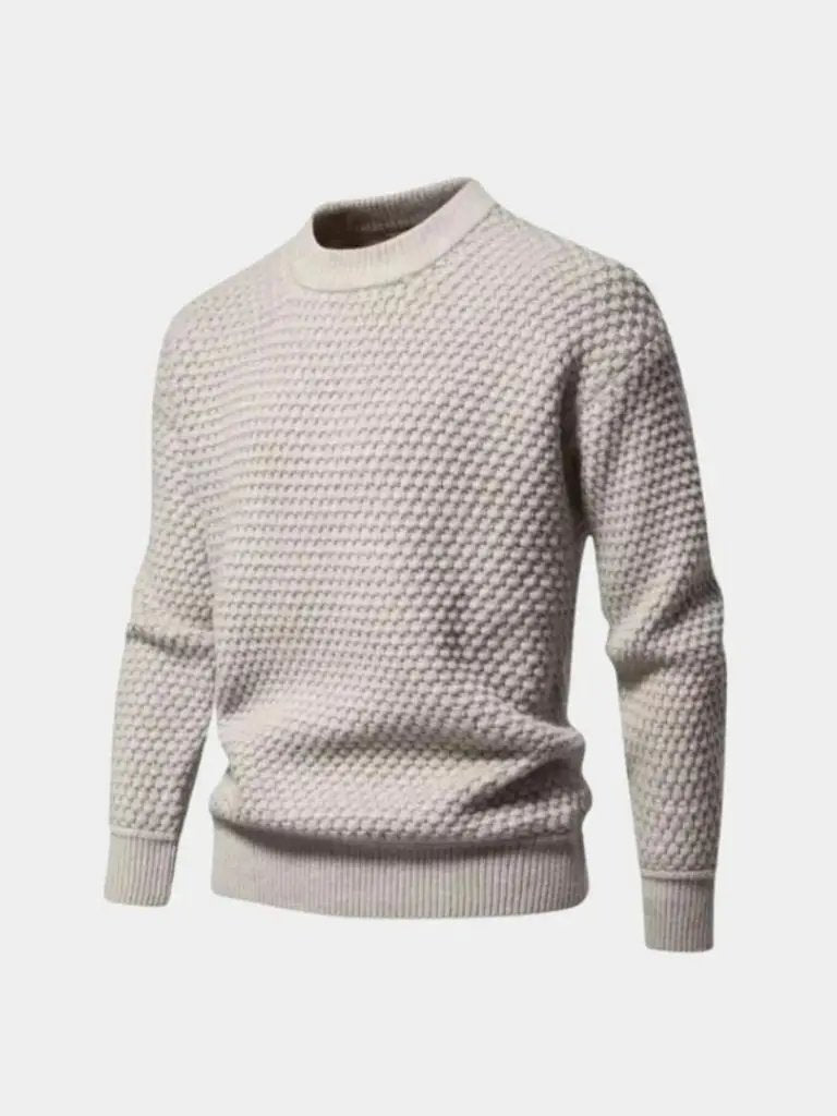 Men’s Knit Sweater – Old Money Textured Casual Everyday Knitwear SPECTER