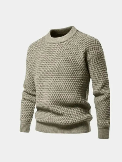 Men’s Knit Sweater – Old Money Textured Casual Everyday Knitwear SPECTER