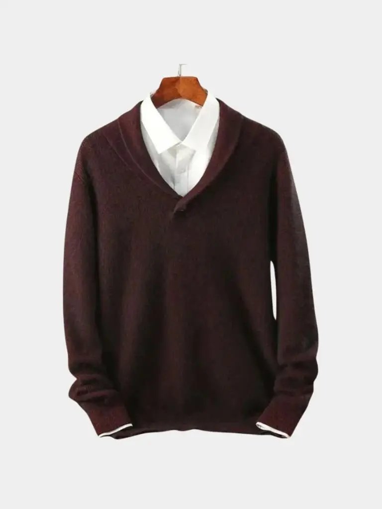 Men’s Cashmere Sweater – Soft Haven Soft Luxury Knit SPECTER